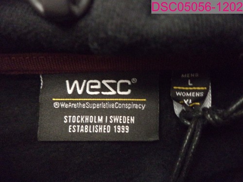WESC Mike Logo Hoodie Unisex Hooded Sweatshirt Black J411614 Men's L/Women's XL - Picture 5 of 9