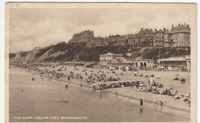 Dorset; Der Sand Blick nach Westen, Bournemouth PPC An Miss Morris, Perry Common
