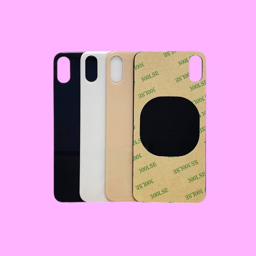 🇫🇷 Vitre Arrière Cache Batterie iPhone 8/8PLUS/X/XR/XS/XS MAX + Adhésif - LOGO - Zdjęcie 6 z 12