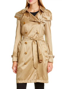 burberry kensington hooded trench coat