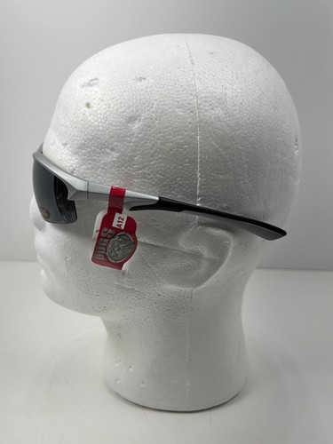Gafas de sol unisex Pugs modelo A12 gris mate y negro con lentes ahumadas, ¡NUEVAS! - Imagen 4 de 8