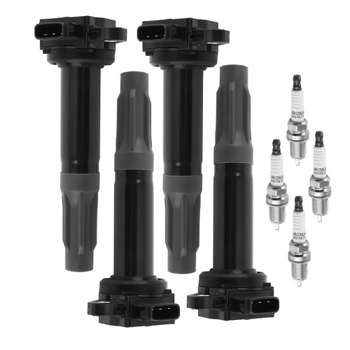 4X Ignition Coil & 4X Spark Plugs For Subaru Legacy Outback H4 2.5L 2010-2012