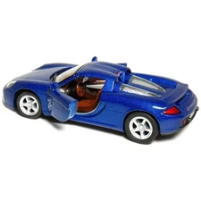 Brand New 5" Kinsmart Porsche Carrera GT Diecast Model Toy 1:36 Blue
