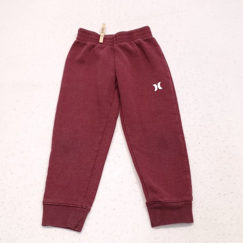 Hurley Active Pull On Running Athletic Pants Youth Boys Size 5 Maroon - Picture 2 of 8
