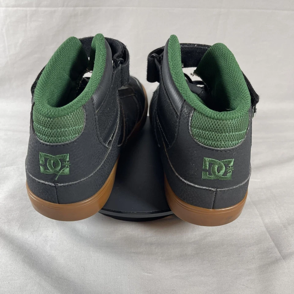 DC Shoes Pure EV Zapatillas de Monopatín de caña alta negras/verdes Zapato para Niño Talla 7 Foto 4 de 4
