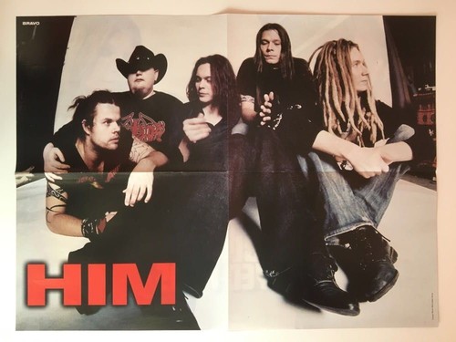 HIM Ville Valo Poster Bam Margera Apocalyptica Amy Lee Hugh Laurie 2 pac - Picture 36 of 66