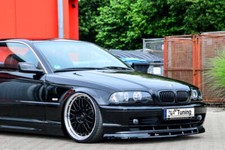 CUP Frontspoilerlippe ABS BMW 3er E46 Bj.: 1998-2002 Schwarz Matt