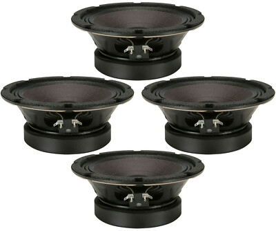 4x Eminence Beta-8A 8'' Pro Audio Woofer American Standard Series 225Watts 8-ohms