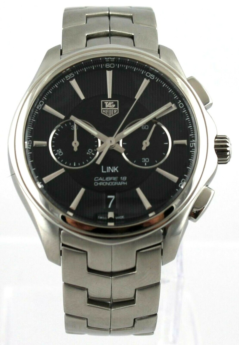 TAG HEUER MENS LINK AUTOMATIC CHRONOGRAPH