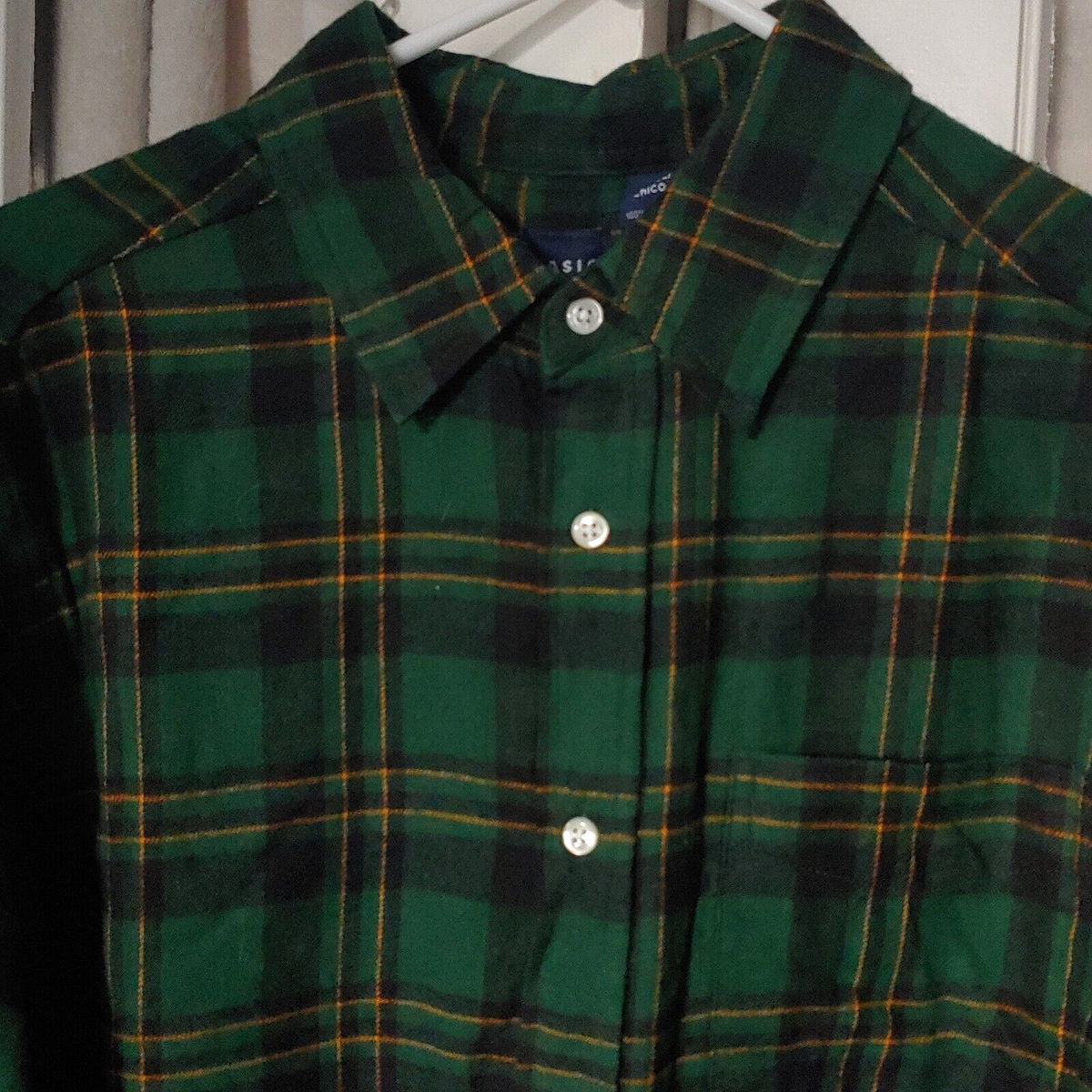 美品 GREENCLOTHING WOOL FLANNEL SHIRTS GREENCLOTHING ( グリーンクロージング ) “WOOL FLANNEL SHIRTS