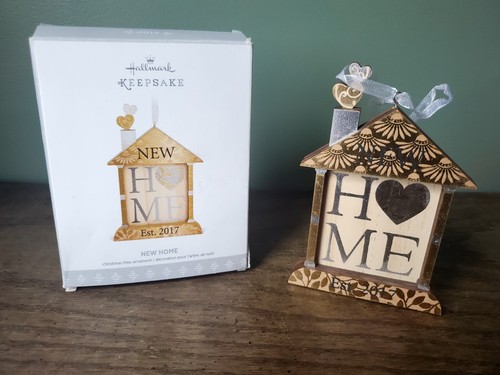 Hallmark Keepsake New Home Est 2017 Ornament Wood Tammy Haddix in Box Christmas - Picture 1 of 7