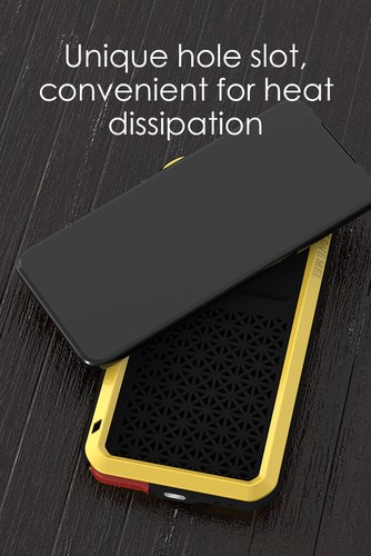 Funda protectora de silicona híbrida de metal Lovemei a prueba de golpes para exteriores para LG V60 thinQ 5G - Imagen 9 de 18