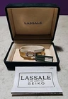 Lassale By Seiko 2e20-681h Ladies Watch With Original Box Vintage