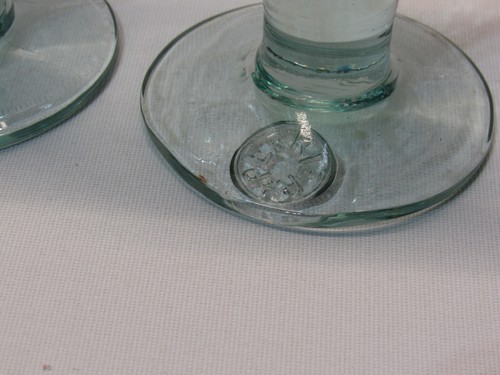 Set (4) Perrier Recycled Green Glass Water Wine Glasses - 第 8/18 張圖片