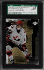 MANNY MALHOTRA 1997-98 Black Diamond Rookie Triple SGC 8.5 Abbotsford