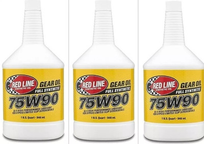 Red Line 57904 75W90 Full Synthetic Transmission Gear Oil Fluid LSD (3 Quarts)