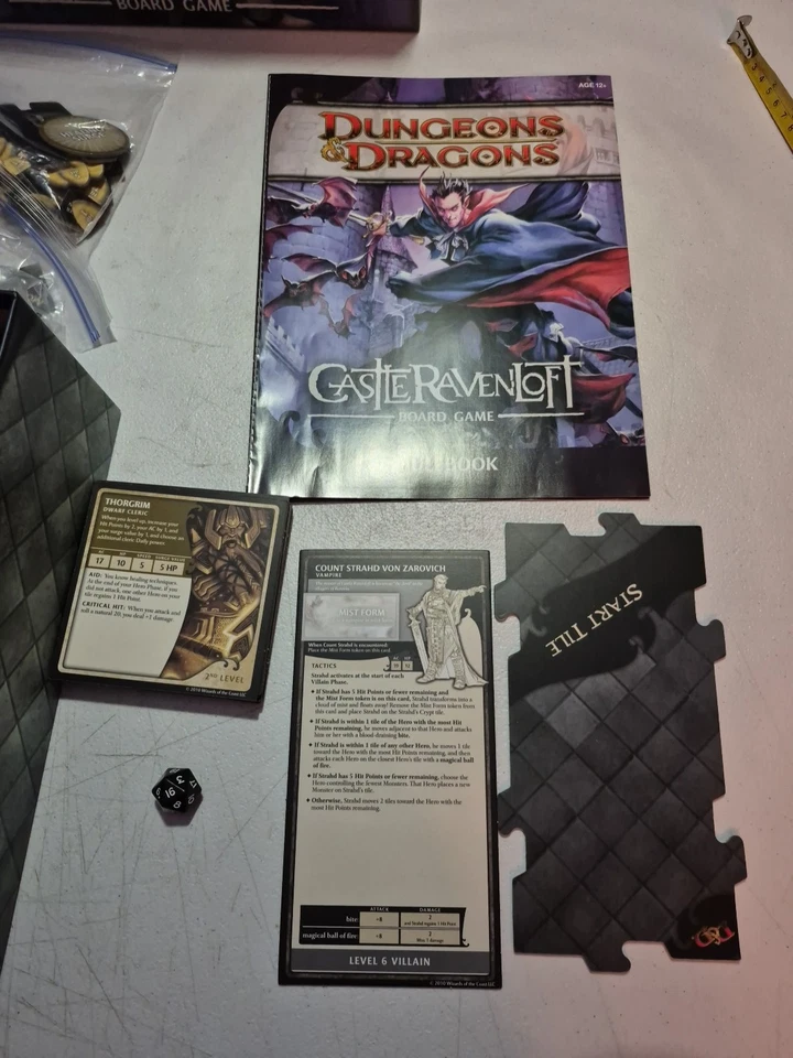 Castle Ravenloft Board Game D&D Dungeons Dragons NEAR COMPLETE - Gently Used - Image 4 of 4