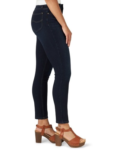 Lee Women's Ultra Lux Mid-Rise Slim Fit Skinny Jean Comfort Denim New Lawrence - 第 6/7 張圖片