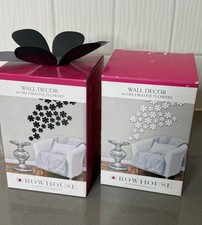 NEW Floral 3D Wall Decor By Row House Design- Total 80 Pieces : Dorm Babies Room