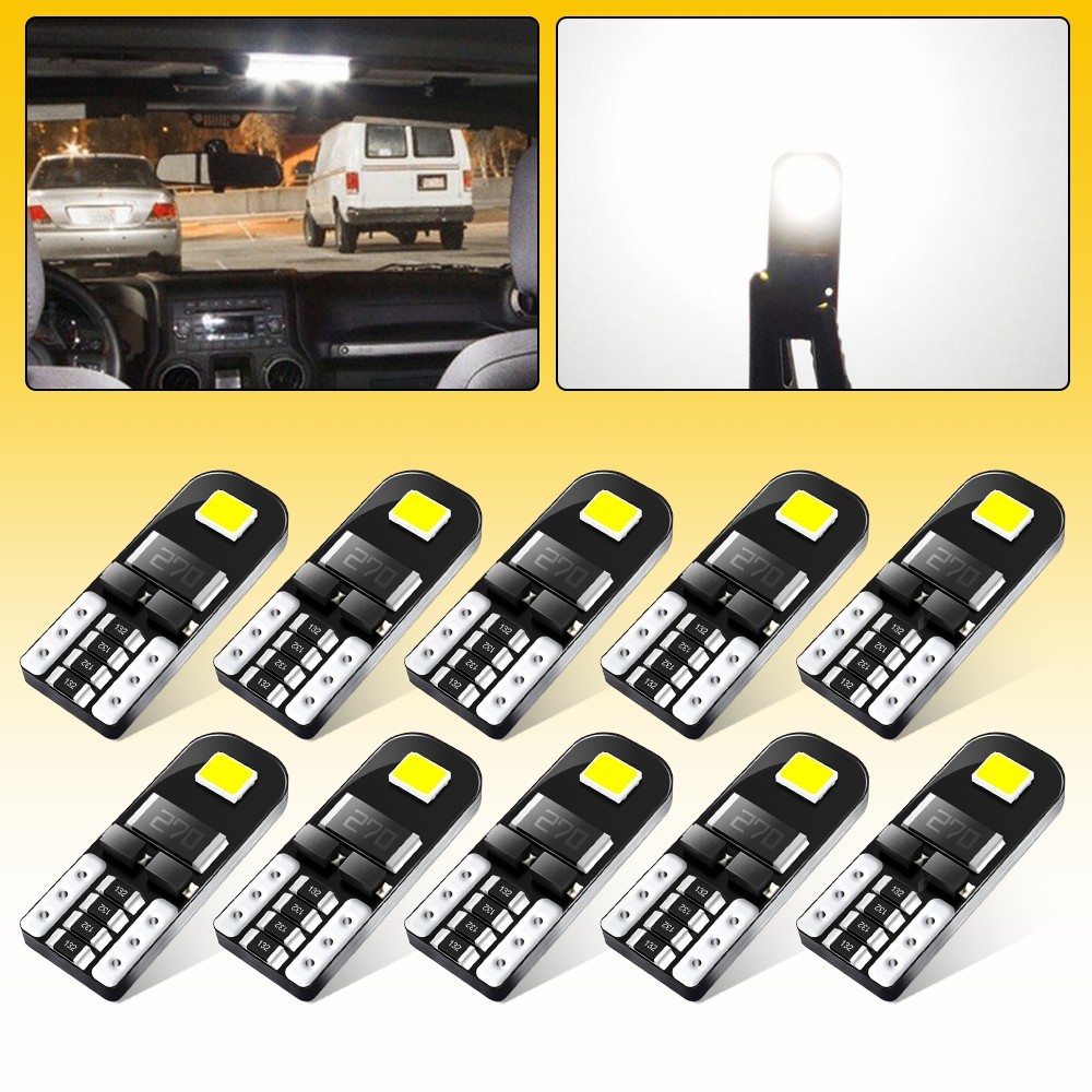 2x White LED License Plate Light For Volkswagen Golf/GTI MK4 MK5 MK6 Accessories