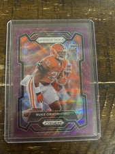 2024 Panini Prizm Draft Picks - Ruke Orhorhoro #148 Purple Wave Prizm (RC)