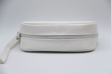 NEW OAKLEY WHITE LARGE ZIPPER AUTHENTIC EYEGLASSES SUNGLASSES CASE ONLY