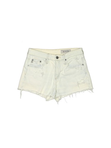Adriano Goldschmied Women Ivory Denim Shorts 24W
