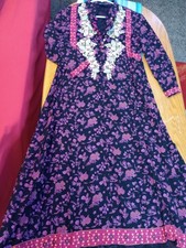 Traditional Dress Indian Style Embroydery 100 Viscose  Excellent Condition