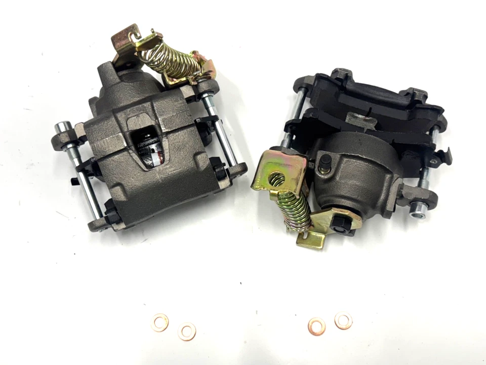 2x Rear Loaded Brake Caliper + Hoses for Buick Cadillac Eldorado Olds 1979-1985 - Image 3 of 4