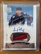 2019-20 Upper Deck The Cup Rookie Patch Auto #126 Andrew Peeke RC RPA /249