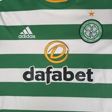 Rare Original Celtic 2020/2021 Home Long Sleeve Football Shirt Medium