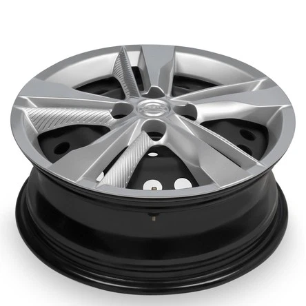 Rueda y tapacubos de acero de 16 pulgadas de despegue originales OEM para Nissan Kicks 2018-2024 Foto 3 de 4