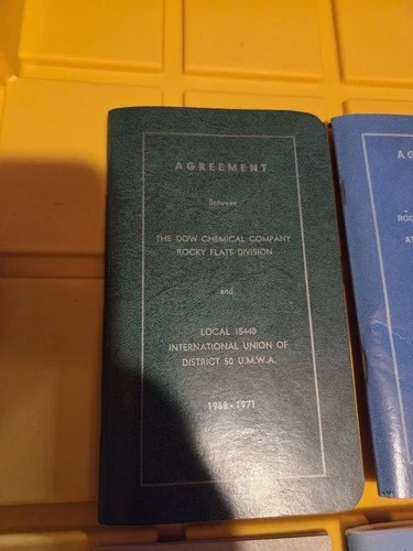 Vintage 1968-1971 Dow Chemical Rocky Flats Nuclear Plant Labor Union - product listing photo