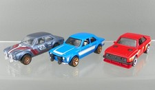Hot Wheels 1/64 Diecast '70 Ford Escort RS1600 & RS2000 HKG25 Rally Car Lot 3