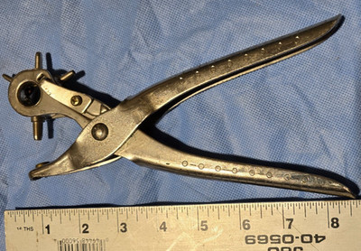 C.S. Osborne No. 223 Professional Leather Hole Punch/Cutter - Free Shippping