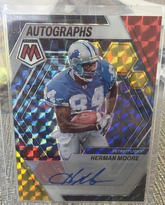 Herman Moore Mosaic Autographs AM-HM
