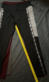 Lot of 3 Victoria's Secret PINK Fleece Lined Leggings Size L