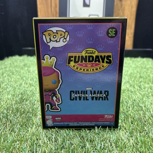 Funko Fundays 2025 Exclusive Blacklight Freddy as Iron Man LE 500 Marvel - Picture 3 of 6