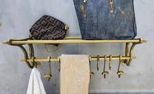 French Luggage Rack Train 24'' Inch Wall Mounted Rack vintage Style luxury