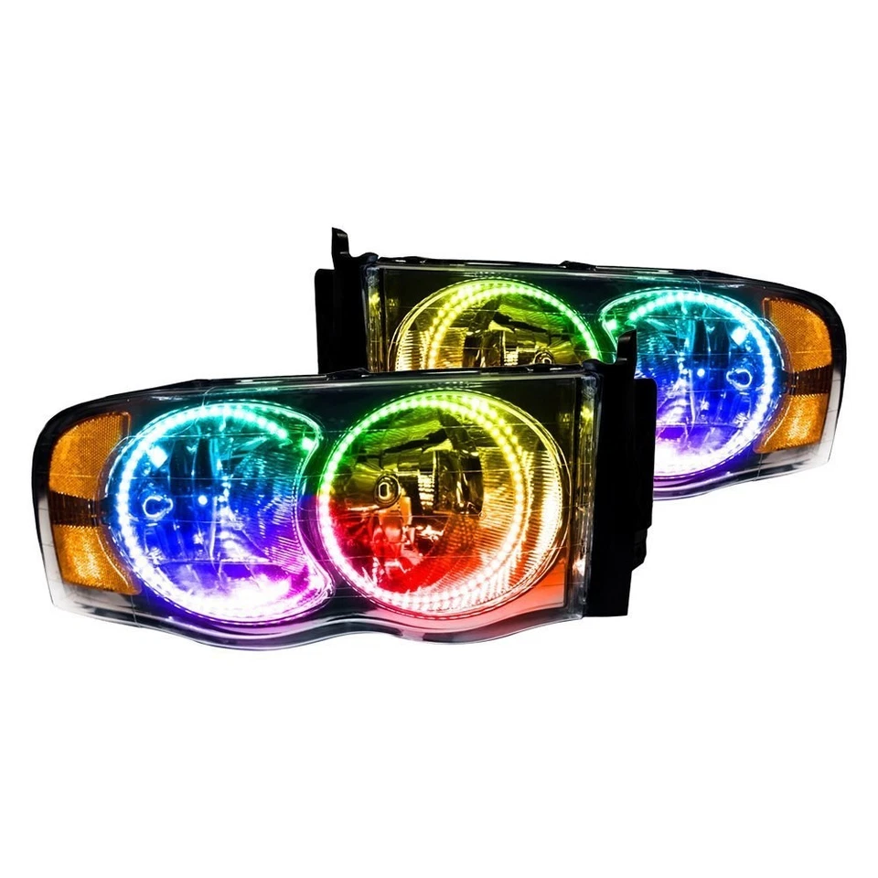 LED Halo Headlights Factory Surface Add On Custom Lights ColorSHIFT 2235-504 - Imagem 3 de 4