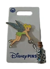 Disney Parks 2022 Tinker Bell Tinkerbell Vial Magic Pixie Dust Dangle Pin