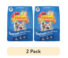 2 pack Dry Cat Food Seafood Sensations with Salmon, Tuna, 30 lb Bag