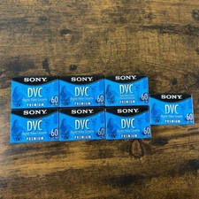 Lot of 7 Sony DVC Premium Digital Video Cassette Tape 60 LP:90