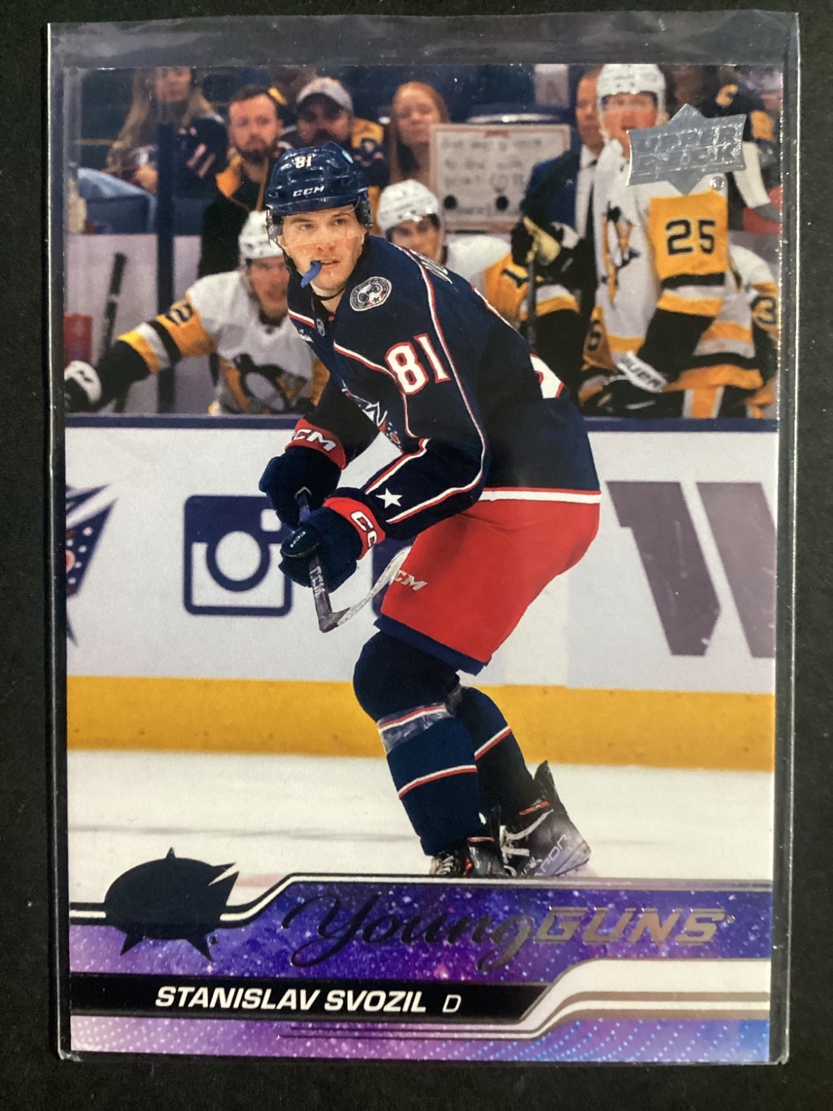 2023-24 Upper Deck Young Guns #461 Stanislav Svozil Rookie (RC) Blue Jackets