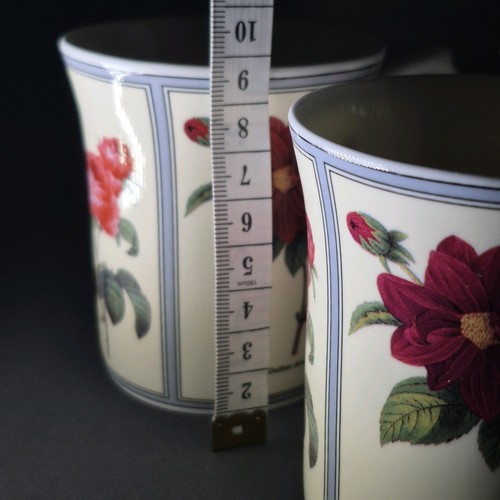 4x Elizabethan Queen's Botanica Fine Bone China Coffee Tea Mugs Hot Roses Dalhia - Picture 8 of 24