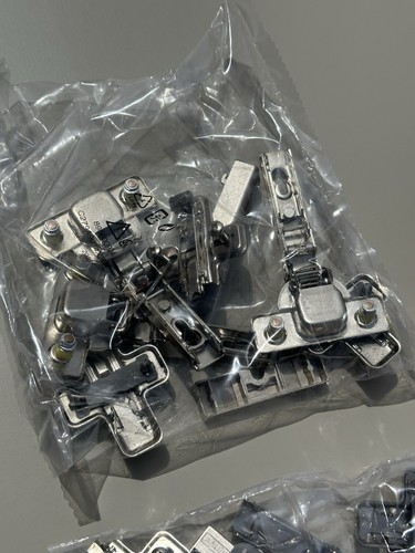 6x New Replacement Door Hinges For IKEA GODMORGON Bathroom Vanity Wall cabinet - Picture 2 of 3