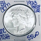 1923 BU UNCIRCULATED SILVER PEACE DOLLAR AUTHENTIC U.S. MINT FREE SHIPPING 5560