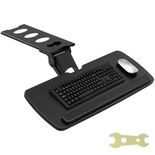 Uimoso Keyboard Tray Under Desk Ergonomic Pull out Keyboard/Mouse Tray 25x9.8 in