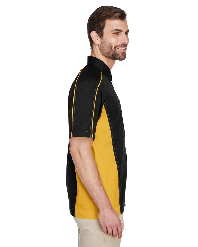 87042T North End Mens Fuse Color-Block Twill Shirts CASEPACK X 12 NWT 12 SHIRTS! Foto 3 de 4