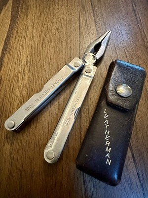 Leatherman Pocket Survival Tool US Pat 4238862 Multitool PST Rare Early 1980 s
